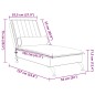 vidaXL Massage-Chaiselongue mit Nackenrolle Rosa Samt vidaXL Massage-Chaiselongue mit Nackenrolle Rosa Samt
