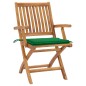 Klappbare Gartenstühle mit Kissen 8 Stk. Massivholz Teak Klappbare Gartenstühle mit Kissen 8 Stk. Massivholz Teak