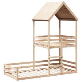 vidaXL Etagenbett ohne Matratze 90x190 cm Massivholz Kiefer