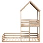 vidaXL Etagenbett ohne Matratze 90x190 cm Massivholz Kiefer vidaXL Etagenbett ohne Matratze 90x190 cm Massivholz Kiefer