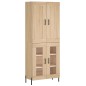 Highboard Sonoma-Eiche 69,5x34x180 cm Holzwerkstoff Highboard Sonoma-Eiche 69,5x34x180 cm Holzwerkstoff