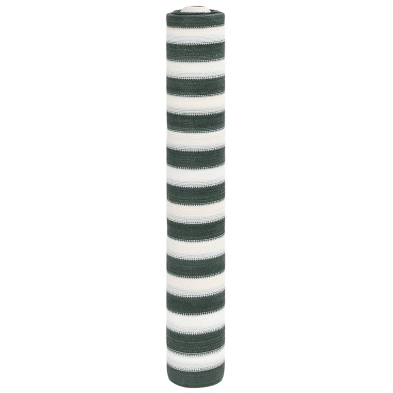 vidaXL Zaunblende Grün und Weiß 2x25 m HDPE 150 g/m² vidaXL Zaunblende Grün und Weiß 2x25 m HDPE 150 g/m²
