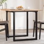 vidaXL Esstisch O-Gestell 90x90x75,5 Massivholz Kiefer und Gusseisen vidaXL Esstisch O-Gestell 90x90x75,5 Massivholz Kiefer und Gusseisen