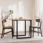 vidaXL Esstisch O-Gestell 90x90x75,5 Massivholz Kiefer und Gusseisen vidaXL Esstisch O-Gestell 90x90x75,5 Massivholz Kiefer und Gusseisen