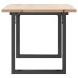 vidaXL Couchtisch O-Gestell 100x50x45 cm Massivholz Kiefer & Gusseisen vidaXL Couchtisch O-Gestell 100x50x45 cm Massivholz Kiefer & Gusseisen