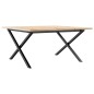 vidaXL Couchtisch X-Gestell 90x90x45cm Massivholz Kiefer und Gusseisen vidaXL Couchtisch X-Gestell 90x90x45cm Massivholz Kiefer und Gusseisen