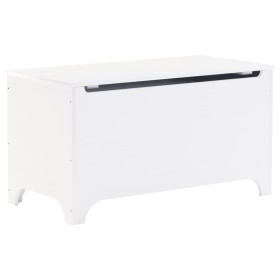 vidaXL Truhe mit Deckel RANA Weiß 100x49x54 cm Massivholz Kiefer