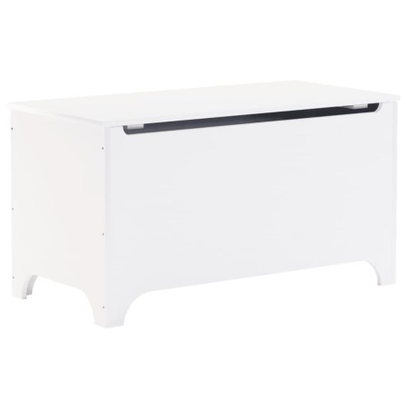 vidaXL Truhe mit Deckel RANA Weiß 100x49x54 cm Massivholz Kiefer