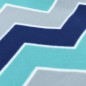 vidaXL Picknickdecke Faltbar Blau Wellenmuster 200x150 cm Samt vidaXL Picknickdecke Faltbar Blau Wellenmuster 200x150 cm Samt