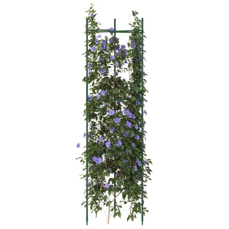 vidaXL Tomatenkäfig 2 Stk. 116 cm Stahl und PP vidaXL Tomatenkäfig 2 Stk. 116 cm Stahl und PP