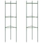 vidaXL Tomatenkäfig 2 Stk. 116 cm Stahl und PP vidaXL Tomatenkäfig 2 Stk. 116 cm Stahl und PP
