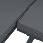 vidaXL 5-tlg. Garten-Sitzgruppe mit Kissen Schwarz Stahl vidaXL 5-tlg. Garten-Sitzgruppe mit Kissen Schwarz Stahl