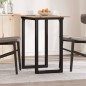 vidaXL Esstisch O-Gestell 80x50x75 cm Massivholz Kiefer und Gusseisen
