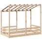vidaXL Kinderbett mit Dach 70x140 cm Massivholz Kiefer vidaXL Kinderbett mit Dach 70x140 cm Massivholz Kiefer