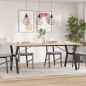 vidaXL Esstisch Y-Gestell 200x100x75cm Massivholz Kiefer und Gusseisen vidaXL Esstisch Y-Gestell 200x100x75cm Massivholz Kiefer und Gusseisen