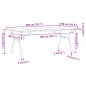 vidaXL Esstisch Y-Gestell 200x100x75cm Massivholz Kiefer und Gusseisen vidaXL Esstisch Y-Gestell 200x100x75cm Massivholz Kiefer und Gusseisen