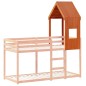 vidaXL Dach für Kinderbett Wachsbraun 55x99x139,5 cm Massivholz vidaXL Dach für Kinderbett Wachsbraun 55x99x139,5 cm Massivholz