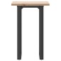 vidaXL Esstisch O-Gestell 50x50x75,5 cm Massivholz Kiefer & Gusseisen vidaXL Esstisch O-Gestell 50x50x75,5 cm Massivholz Kiefer & Gusseisen
