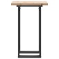 vidaXL Esstisch O-Gestell 50x50x75,5 cm Massivholz Kiefer & Gusseisen vidaXL Esstisch O-Gestell 50x50x75,5 cm Massivholz Kiefer & Gusseisen