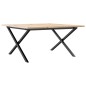 vidaXL Couchtisch X-Gestell 80x80x45cm Massivholz Kiefer und Gusseisen vidaXL Couchtisch X-Gestell 80x80x45cm Massivholz Kiefer und Gusseisen