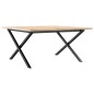 vidaXL Couchtisch X-Gestell 80x80x45cm Massivholz Kiefer und Gusseisen vidaXL Couchtisch X-Gestell 80x80x45cm Massivholz Kiefer und Gusseisen