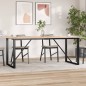 vidaXL Esstisch O-Gestell 200x100x75cm Massivholz Kiefer und Gusseisen vidaXL Esstisch O-Gestell 200x100x75cm Massivholz Kiefer und Gusseisen