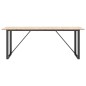 vidaXL Esstisch O-Gestell 200x100x75cm Massivholz Kiefer und Gusseisen vidaXL Esstisch O-Gestell 200x100x75cm Massivholz Kiefer und Gusseisen