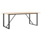 vidaXL Esstisch O-Gestell 200x100x75cm Massivholz Kiefer und Gusseisen vidaXL Esstisch O-Gestell 200x100x75cm Massivholz Kiefer und Gusseisen