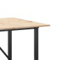 vidaXL Esstisch O-Gestell 200x100x75cm Massivholz Kiefer und Gusseisen vidaXL Esstisch O-Gestell 200x100x75cm Massivholz Kiefer und Gusseisen