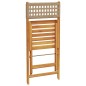 vidaXL 3-tlg. Bistro-Set Beige Poly Rattan und Massivholz vidaXL 3-tlg. Bistro-Set Beige Poly Rattan und Massivholz