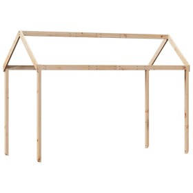 vidaXL Dach für Kinderbett 217x85,5x154 cm Massivholz Kiefer