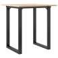 vidaXL Esstisch O-Gestell 60x60x75 cm Massivholz Kiefer und Gusseisen vidaXL Esstisch O-Gestell 60x60x75 cm Massivholz Kiefer und Gusseisen