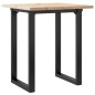vidaXL Esstisch O-Gestell 70x70x75,5 cm Massivholz Kiefer & Gusseisen vidaXL Esstisch O-Gestell 70x70x75,5 cm Massivholz Kiefer & Gusseisen