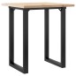 vidaXL Esstisch O-Gestell 70x70x75,5 cm Massivholz Kiefer & Gusseisen vidaXL Esstisch O-Gestell 70x70x75,5 cm Massivholz Kiefer & Gusseisen