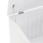 vidaXL Truhe mit Deckel RANA Weiß 60x49x54 cm Massivholz Kiefer vidaXL Truhe mit Deckel RANA Weiß 60x49x54 cm Massivholz Kiefer