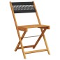 vidaXL 3-tlg. Bistro-Set Schwarz Polypropylen und Massivholz vidaXL 3-tlg. Bistro-Set Schwarz Polypropylen und Massivholz