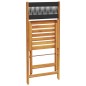 vidaXL 3-tlg. Bistro-Set Schwarz Polypropylen und Massivholz vidaXL 3-tlg. Bistro-Set Schwarz Polypropylen und Massivholz