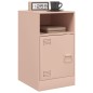 vidaXL Nachttische 2 Stk. Rosa 34,5x39x62 cm Stahl vidaXL Nachttische 2 Stk. Rosa 34,5x39x62 cm Stahl
