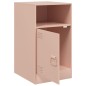 vidaXL Nachttische 2 Stk. Rosa 34,5x39x62 cm Stahl vidaXL Nachttische 2 Stk. Rosa 34,5x39x62 cm Stahl