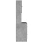 vidaXL Küchenschrank Betongrau 95x50x180 cm Holzwerkstoff vidaXL Küchenschrank Betongrau 95x50x180 cm Holzwerkstoff