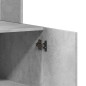 vidaXL Küchenschrank Betongrau 95x50x180 cm Holzwerkstoff vidaXL Küchenschrank Betongrau 95x50x180 cm Holzwerkstoff