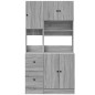 vidaXL Küchenschrank Grau Sonoma 95x50x180 cm Holzwerkstoff vidaXL Küchenschrank Grau Sonoma 95x50x180 cm Holzwerkstoff