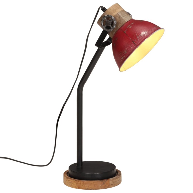 vidaXL Schreibtischlampe 25 W Rot 18x18x60 cm E27 vidaXL Schreibtischlampe 25 W Rot 18x18x60 cm E27
