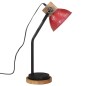 vidaXL Schreibtischlampe 25 W Rot 18x18x60 cm E27 vidaXL Schreibtischlampe 25 W Rot 18x18x60 cm E27