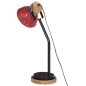 vidaXL Schreibtischlampe 25 W Rot 18x18x60 cm E27 vidaXL Schreibtischlampe 25 W Rot 18x18x60 cm E27
