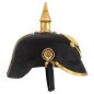 vidaXL Preußische Pickelhaube Antik Replik für LARP Schwarz Stahl vidaXL Preußische Pickelhaube Antik Replik für LARP Schwarz Stahl