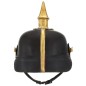 vidaXL Preußische Pickelhaube Antik Replik für LARP Schwarz Stahl vidaXL Preußische Pickelhaube Antik Replik für LARP Schwarz Stahl