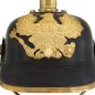 vidaXL Preußische Pickelhaube Antik Replik für LARP Schwarz Stahl vidaXL Preußische Pickelhaube Antik Replik für LARP Schwarz Stahl