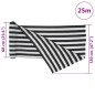 vidaXL Zaunblende Anthrazit und Weiß 1,2x25 m HDPE 75 g/m² vidaXL Zaunblende Anthrazit und Weiß 1,2x25 m HDPE 75 g/m²