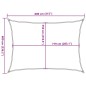 vidaXL Sonnensegel 160 g/m² Rechteckig Sandfarben 6x8 m HDPE vidaXL Sonnensegel 160 g/m² Rechteckig Sandfarben 6x8 m HDPE